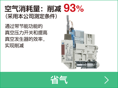 空气消耗量：削减 93%