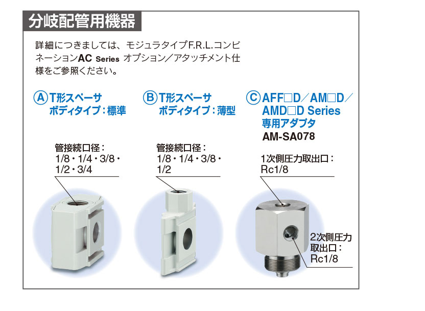 分岐配管用機器